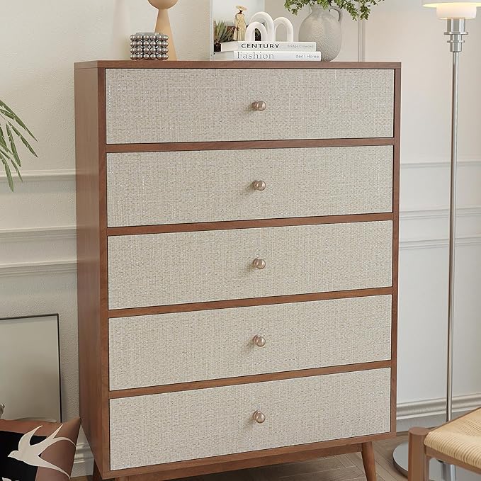 VEELIKE Beige Grasscloth Peel and Stick Wallpaper Textured Grass Woven