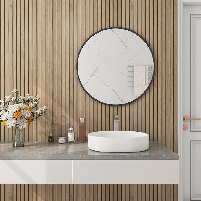 Wood Slat Wallpaper Peel and Stick Thick Brown Slat Wood Panels