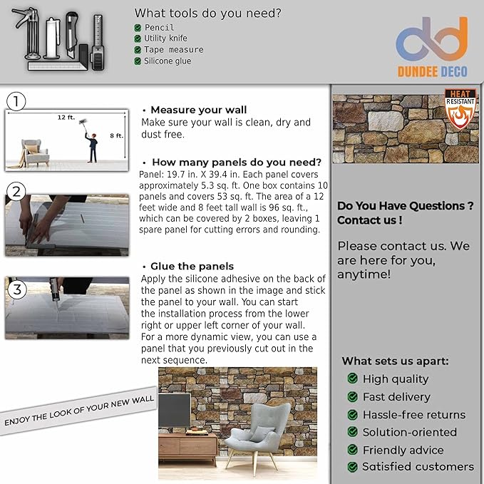 Dundee Deco 3D Wall Panels