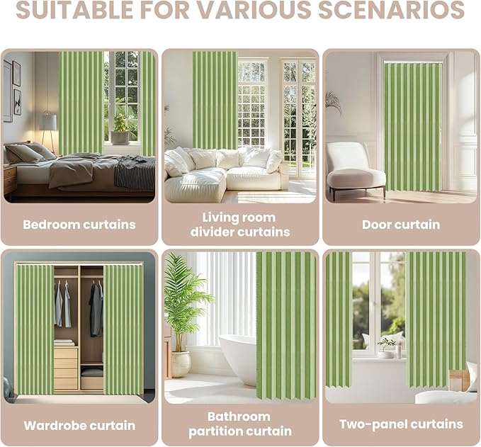 AJAZZ Blackout Magnetic Door Curtain