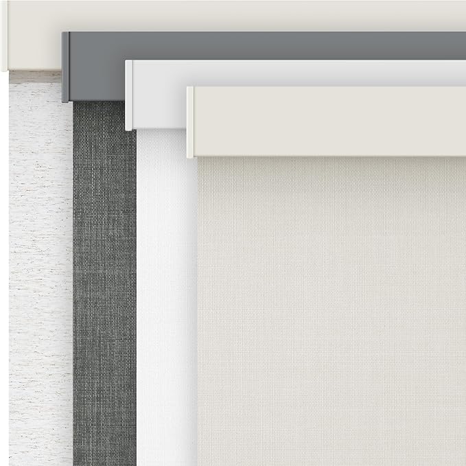 AOSKY Linen Roller Blinds Shades