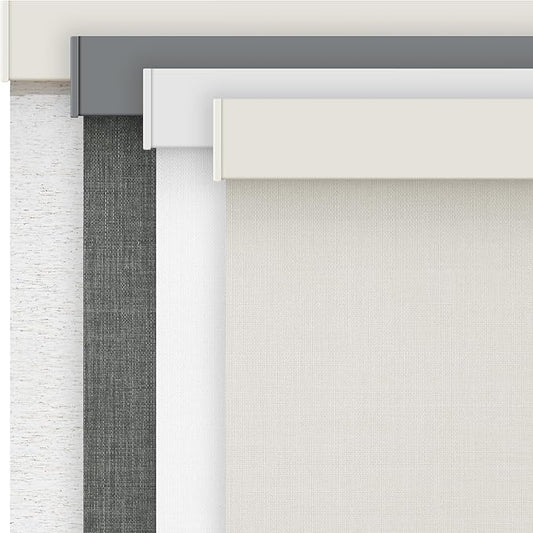 AOSKY Linen Roller Blinds Shades