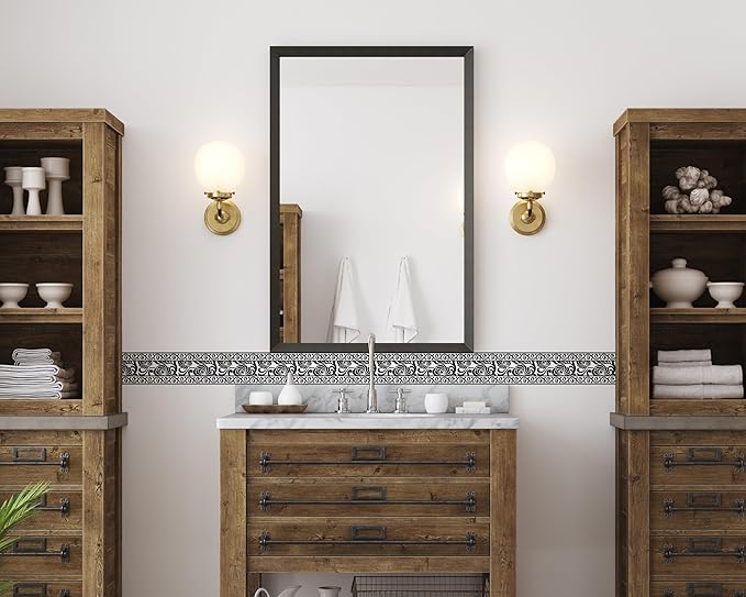 FLFK Mirror Border Peel and Stick