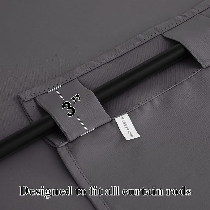 RYB HOME Bathroom Curtains Blackout
