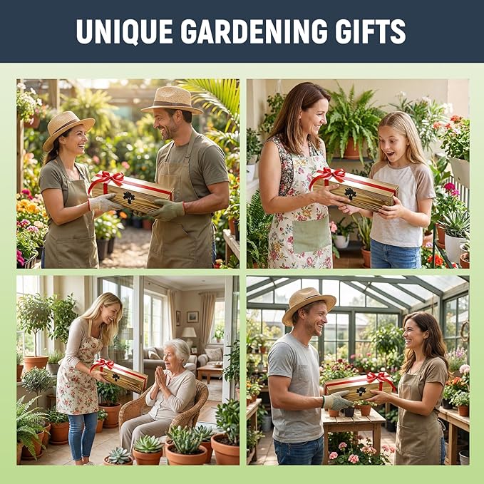 Bonsai Tree Kit - Complete Indoor Bonsai Starter Kit with 5 Unique Tree Seeds, Bonsai Tools - DIY Gardening Gift for Adults Women Men, Mom, Her, Friend (5 Bonsai Trees)