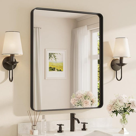TETOTE Black Vanity Mirror 28 x 36 Inch