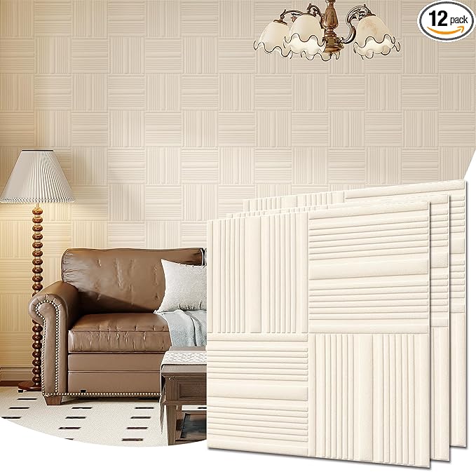 Velvet 3d wall panels for Interior wall Decor peel and stick, Soundproof