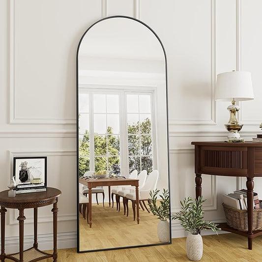 Rowjut 64"x21"Floor Mirror Arched Full Length Mirros, Mirror Floor Length