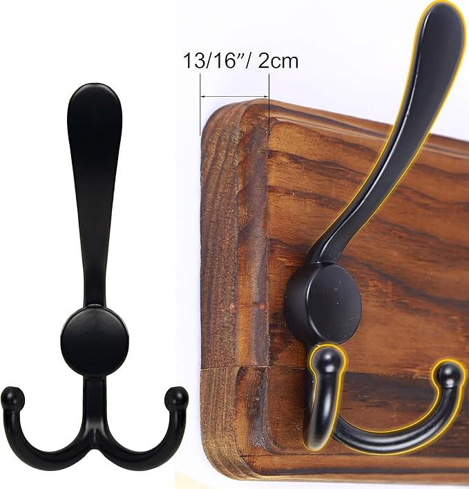 SKOLOO Rustic Large Coat Rack Wall Mount-38.6'' Long Coat Rack