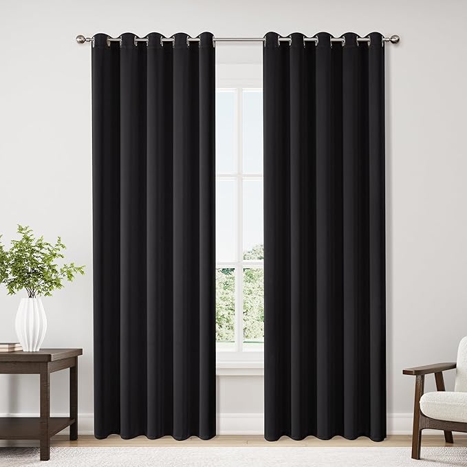 ChrisDowa Blackout Curtains 70 inches Wide