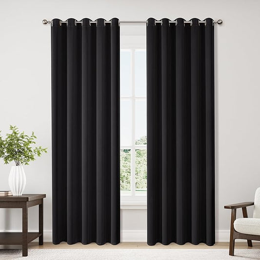 ChrisDowa Blackout Curtains 70 inches Wide