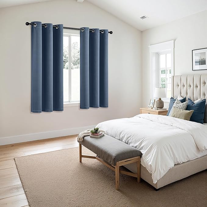 MIULEE Blackout Curtains for Bedroom Living Room 2 Panels, Thermal Insulated