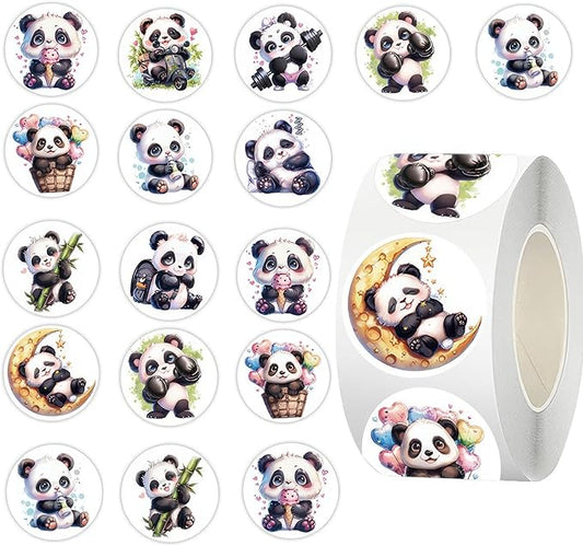 500 Pcs Cute Panda Sticker for Teen - Sticker Graphic - Cartoon Stickers for Water Bottles Laptop Bumblebee Stickers Waterproof Aesthetic Vinyl Decals Stickers for Adults Teens