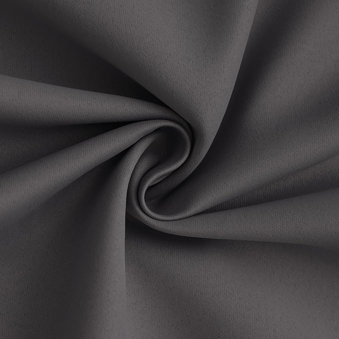 Yakamok 100% Blackout Curtain Panels 84 inches Cold and Light Blocking Drapes