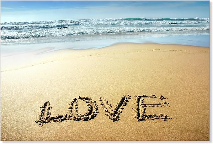 Goldfoilart Beach Canvas Wall Art