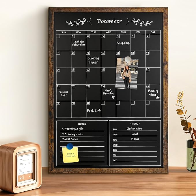 Chalkboard Calendar for Wall