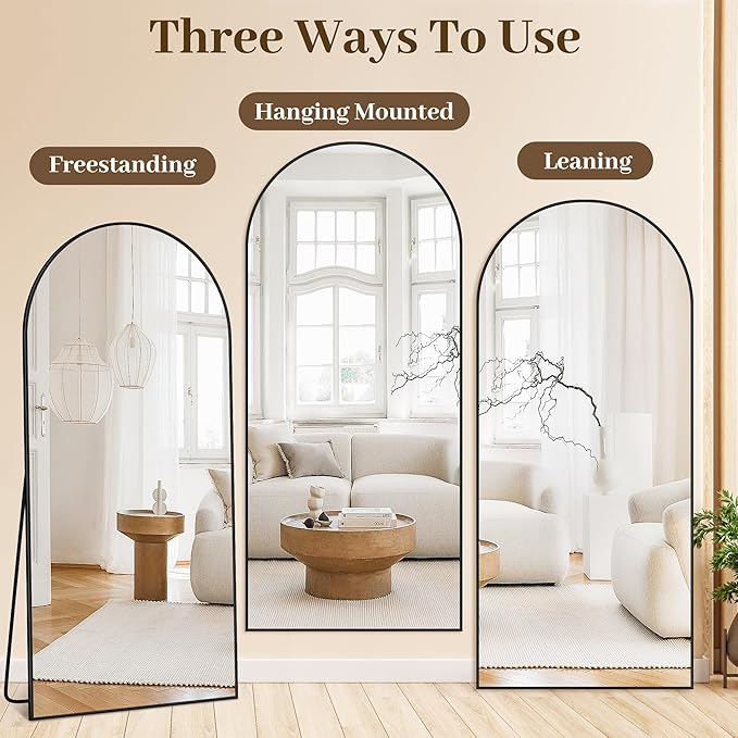 Suidia 72"x44" Arched Full Length Mirror