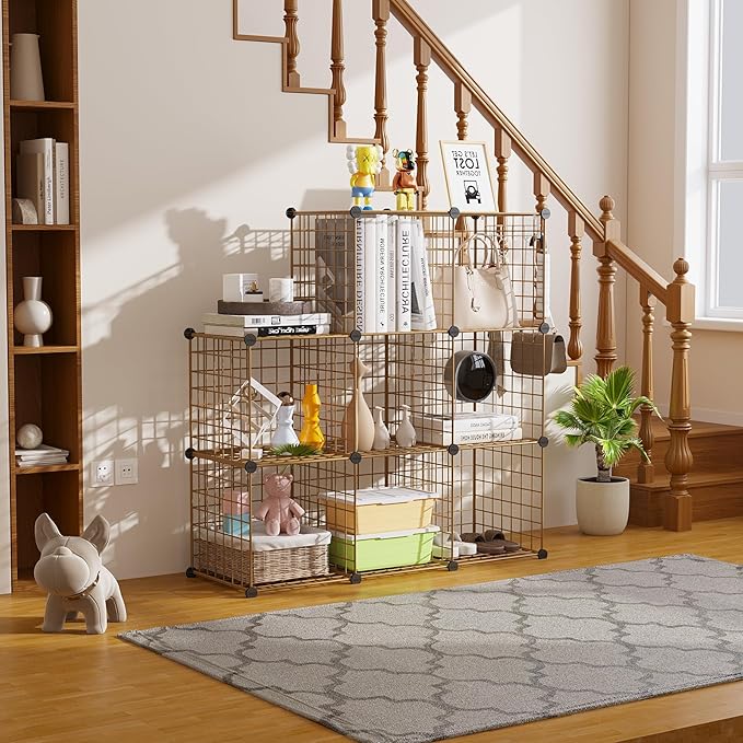 C&AHOME Wire Cube Storage, 8