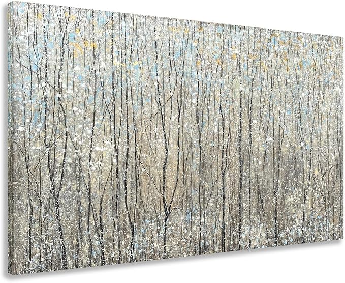 Yihui Arts Abstract Tree Canvas Wall Art