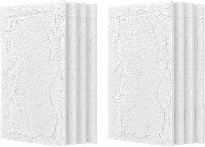 3D Faux Stone Wall Panels, Lightweight & Waterproof Accent Marble Stone Skin