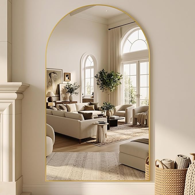 Suidia 72"x44" Arched Full Length Mirror