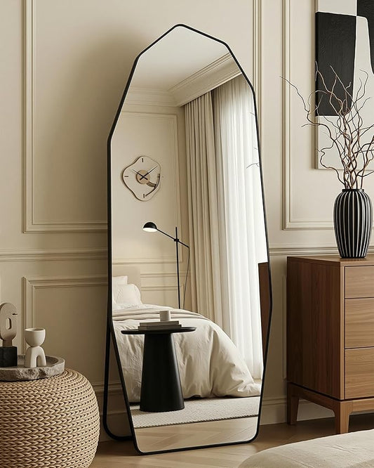 Antok Full Length Mirror, Free Standing Wall Mounted or Leaning Full Body Mirror