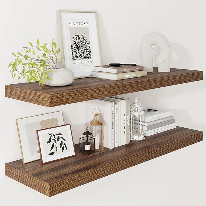 Vivelove Farmhouse Floating Shelves