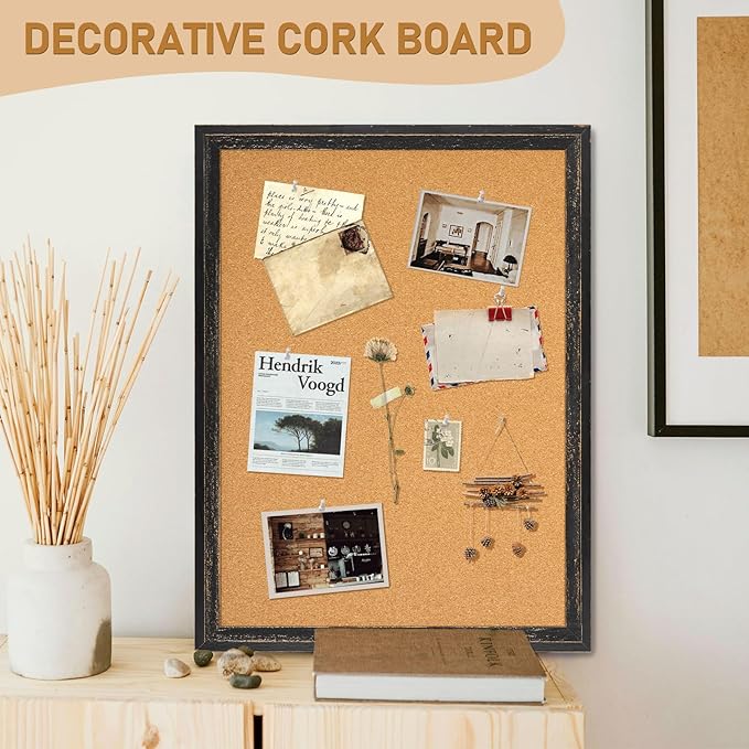 DOLLAR BOSS Large Cork Board for Wall