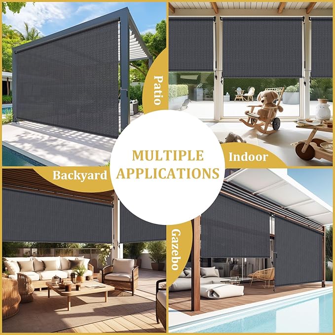 Shade&Beyond Outdoor Roller Shades