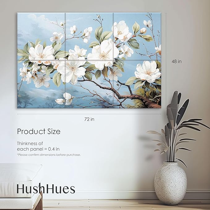 6-Pack Art Acoustic Panels 72x48 Inches Large Decorative Acoustic Panels