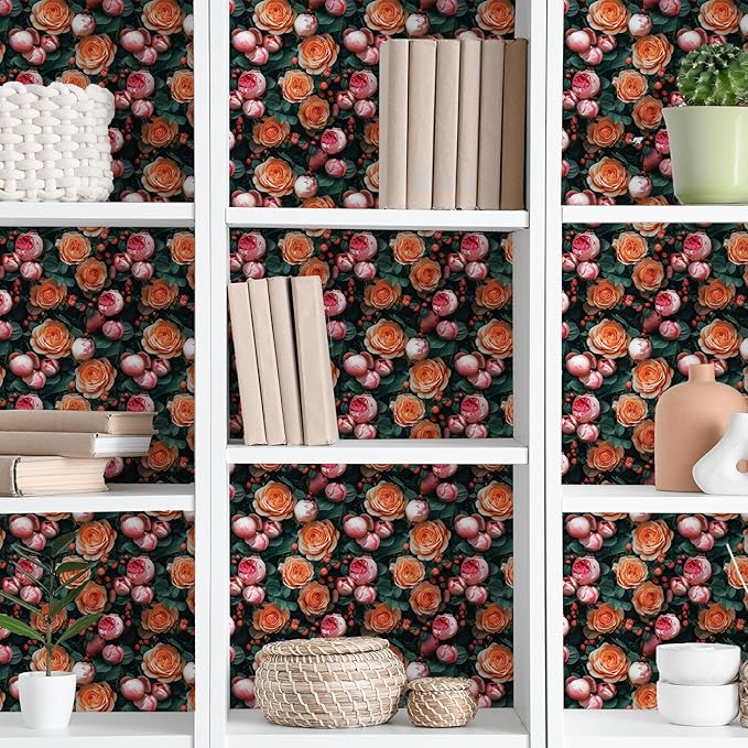 Main Street Peel and Stick Wallpaper Eco-Friendly Sheets 12 Pack, 11 X 16 Inch