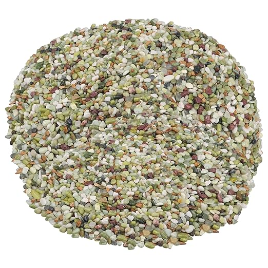 Decorative Ornamental Pebbles,Landscaping Pebbles,River Rocks,Garden Landscaping Stones,Gravel Filler for Home Decoration Flower Bed Fish Tank Plants Vases Succulents (1, Green, 10 Pounds)