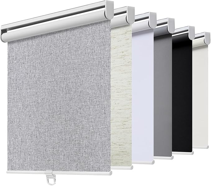 Customize Cordless Roller Shades Blackout Blinds