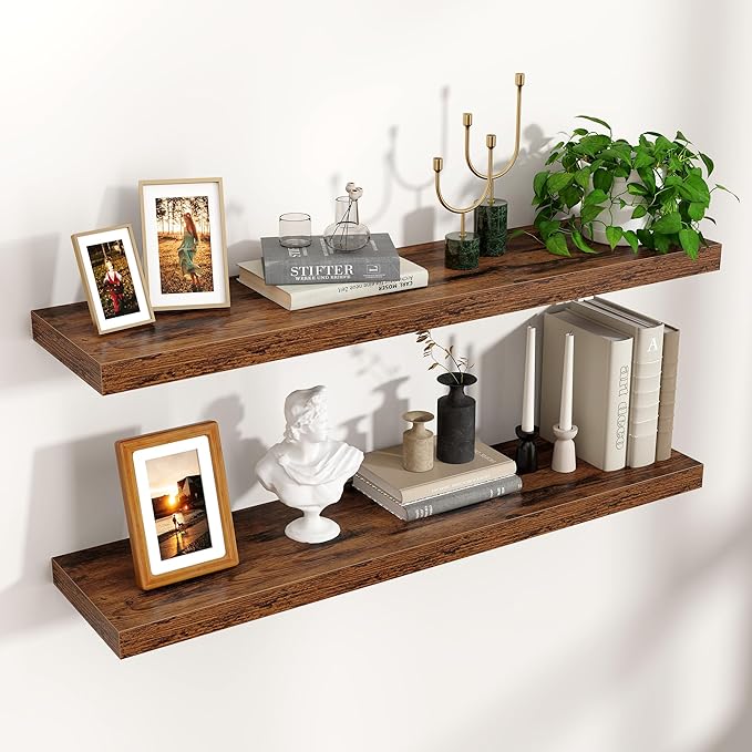 Floating Shelves for Wall 36 inch Long, Engineered Wood Wall Shelves