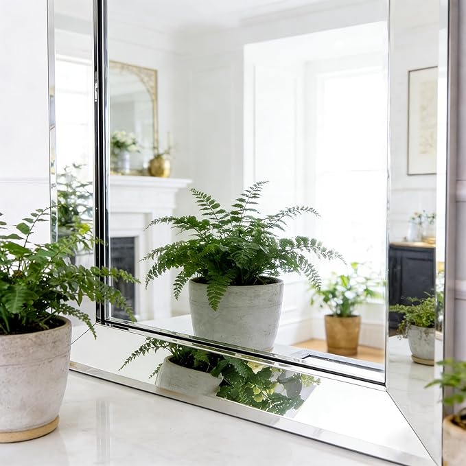 Chende 22" X 47" Angled Large Wall Mirror