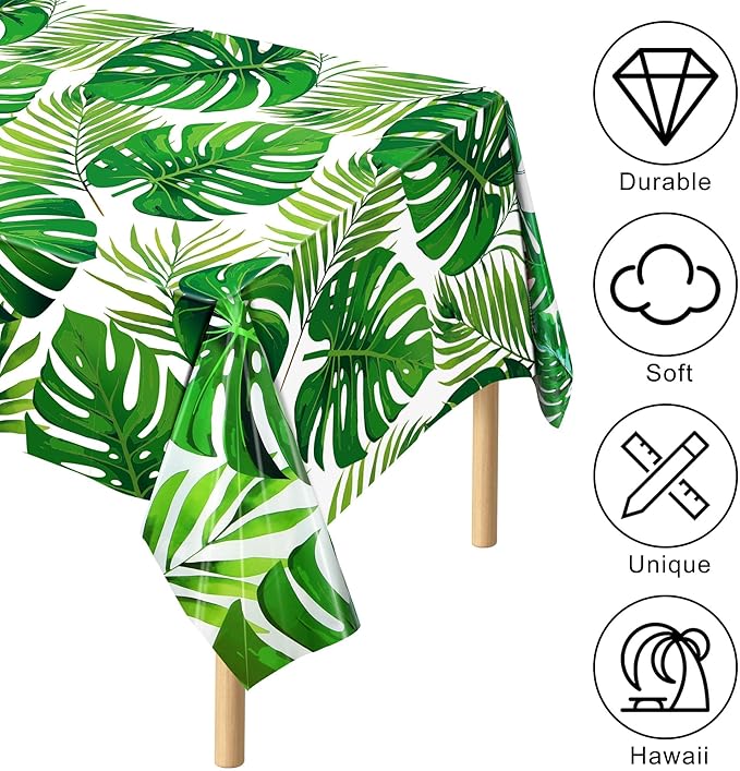 Kochorie 100 Ft x 54 Inch Palm Leaves Tablecloth Roll