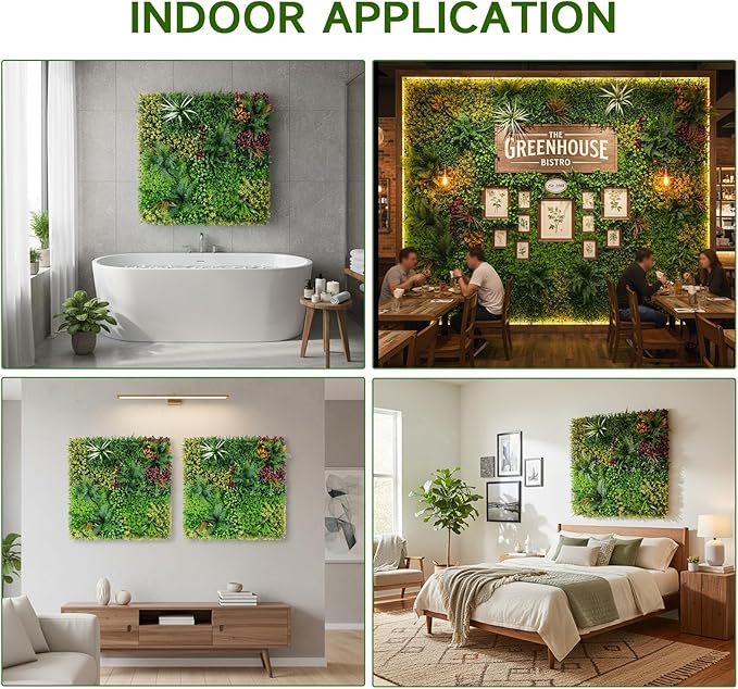 Artificial Grass Wall Backdrop Panels, Faux Boxwood Panels