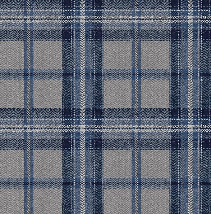 NextWall Harry & Grace Herringbone Plaid Premium Matte Non-Woven Peel and Stick