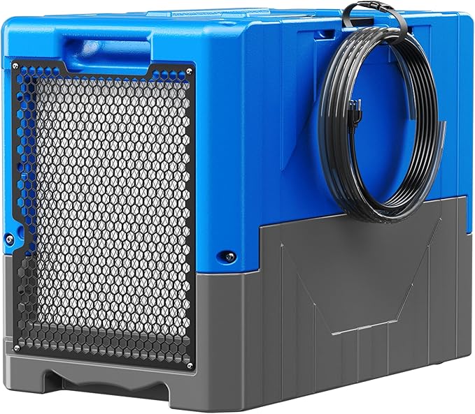 190Pints High Efficiency Commercial Dehumidifier for Basements-6000 Sq.Ft. Industrial Grade Dehumidifiers with Pump & Drain Hose for Crawl Spaces Water Damage Restoration-Auto Defrost, Memory Starting