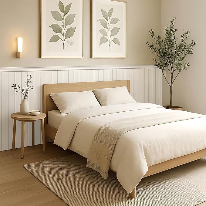 PS Wainscoting Wall Panel Kit, Paintable Waterproof PS Panels