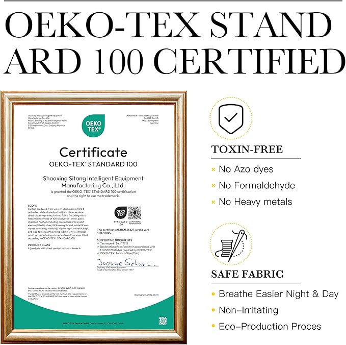 NICETOWN 2 Panels Red Christmas Curtains W42 x L63 in, Rod Pocket Gold Stamping