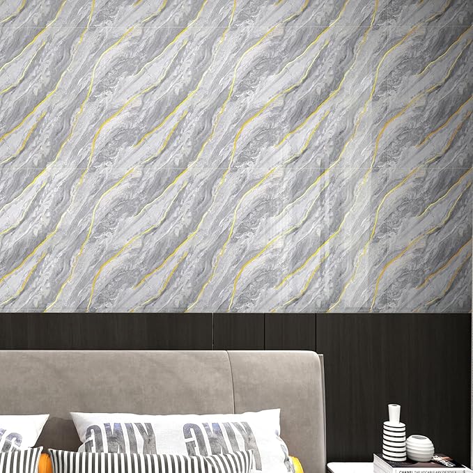 Haimin Wall Panels Peel and Stick 10 Pieces 23.6x11.8in Lightweight Backsplash