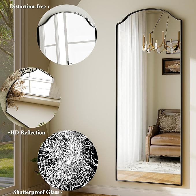 Arched Full Length Mirror Full Body Mirrors