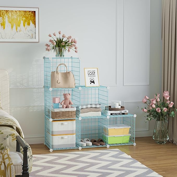 C&AHOME Wire Cube Storage, 6