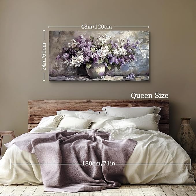 SERIMINO Large Wall Art for Living Room, Still Life Flowers Canvas Prints