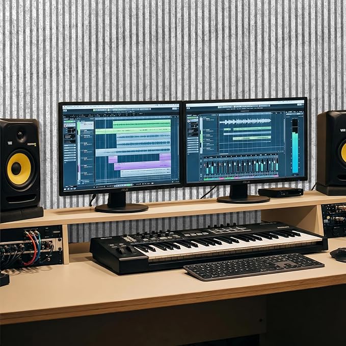 RITOLLO 6 Pack Bilayer Thickened-Sound Proof Wall Panels 47.2"x23.6"x0.72" High