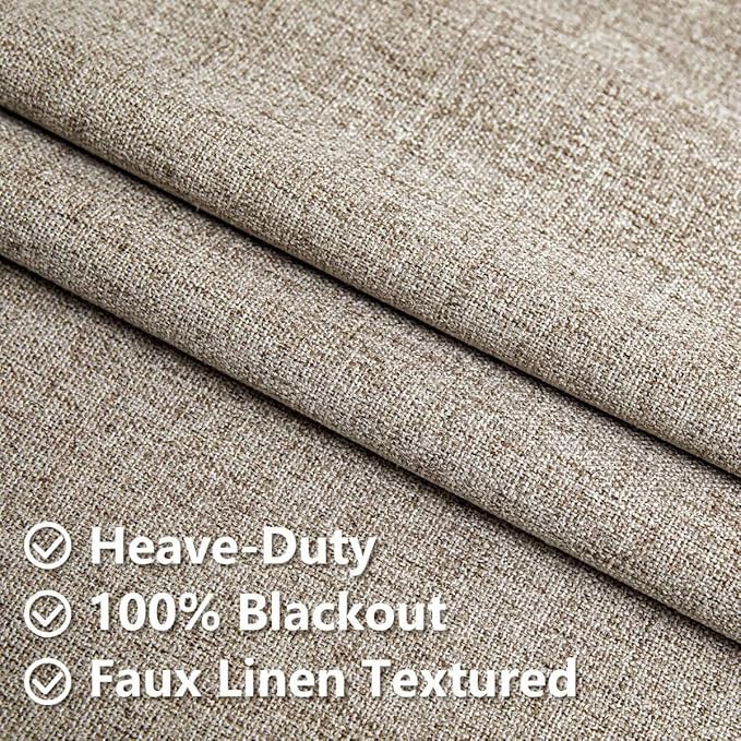 IGEMAEVE 100% Blackout Curtains