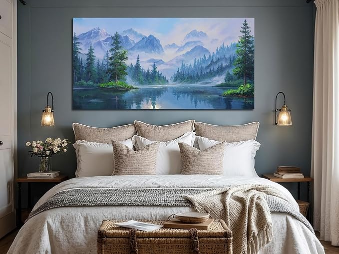 Ardemy Forest Landscape Canvas Painting 58"x29"