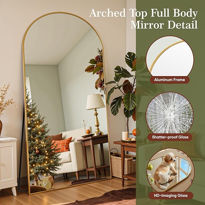 Full Length Mirror, Oversized Floor Mirrors, Leaning Free Standing Mirrors