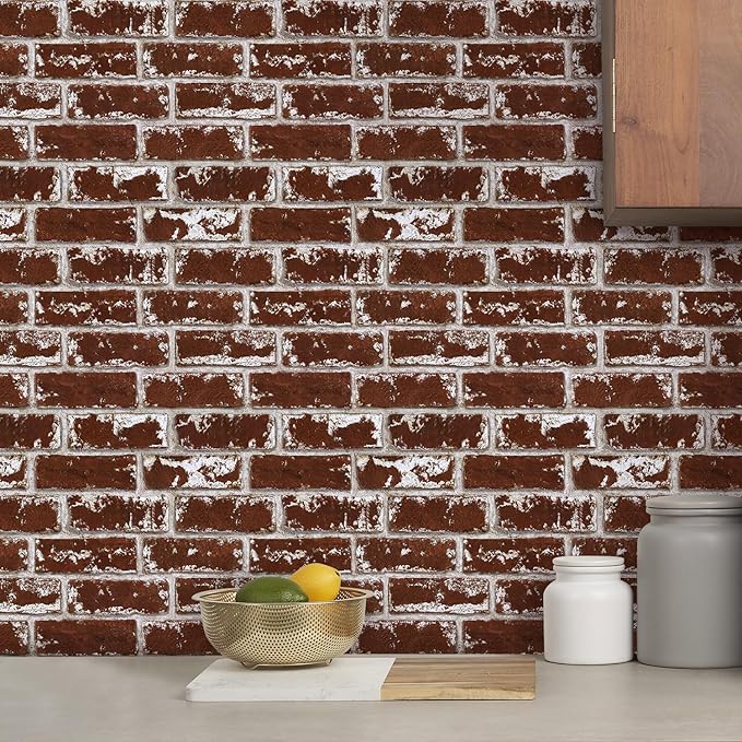 Commomy 3D Peel and Stick Brick Tiles